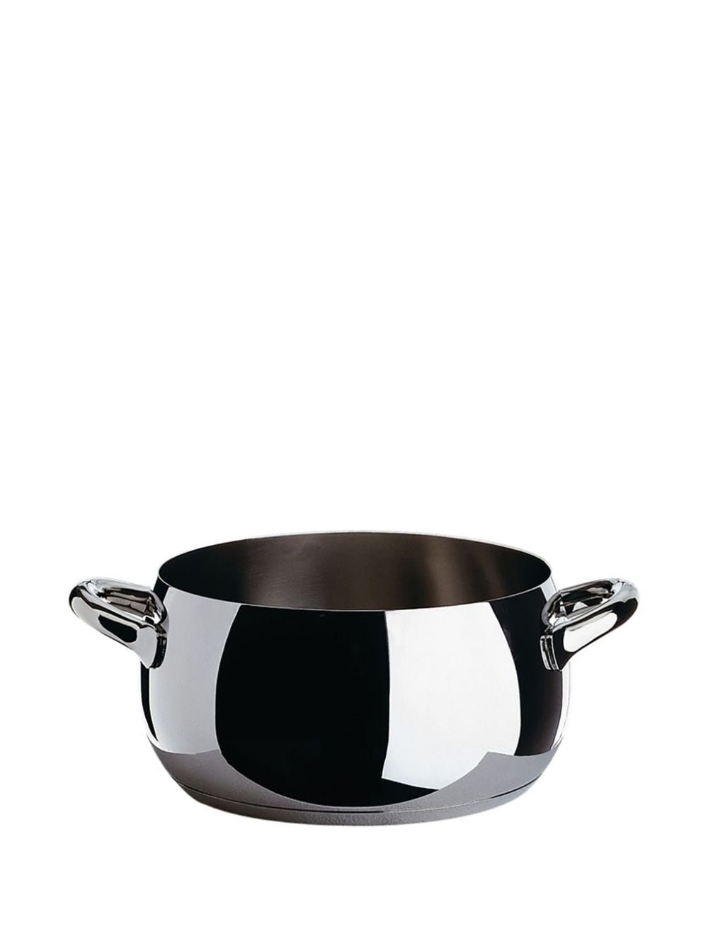 Shop Alessi Mami Stainless Steel Casserole Pot In Silver