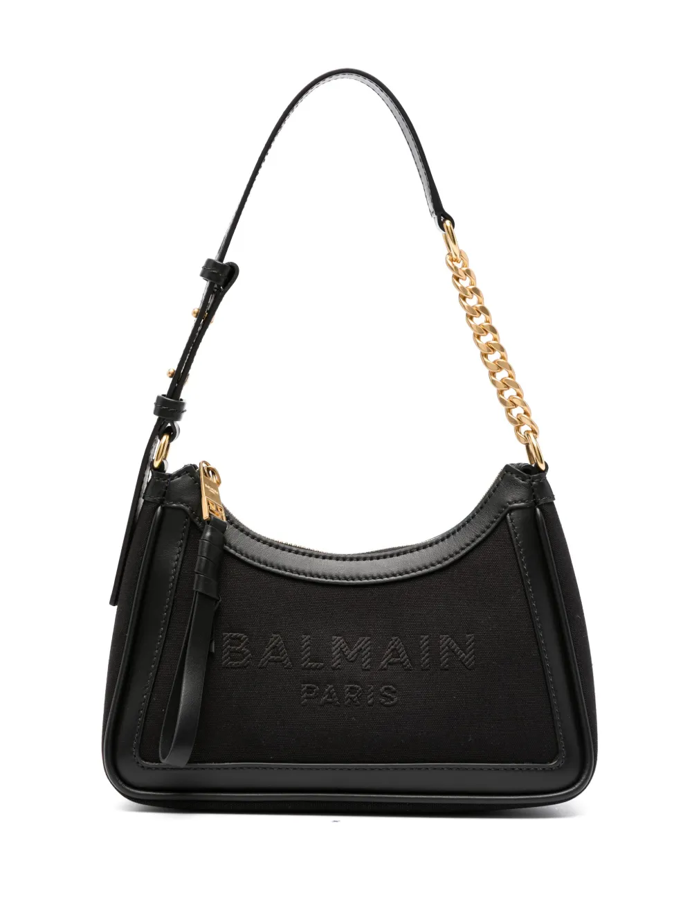 Balmain Small B-army Shoulder Bag In Black