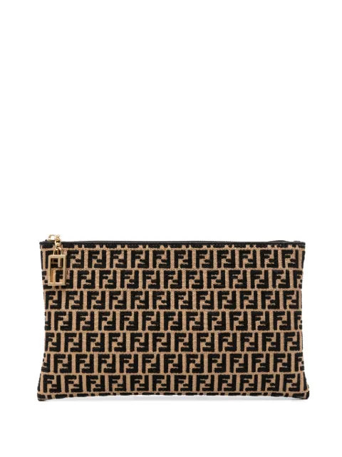 FENDI medium FF-logo flat pouch