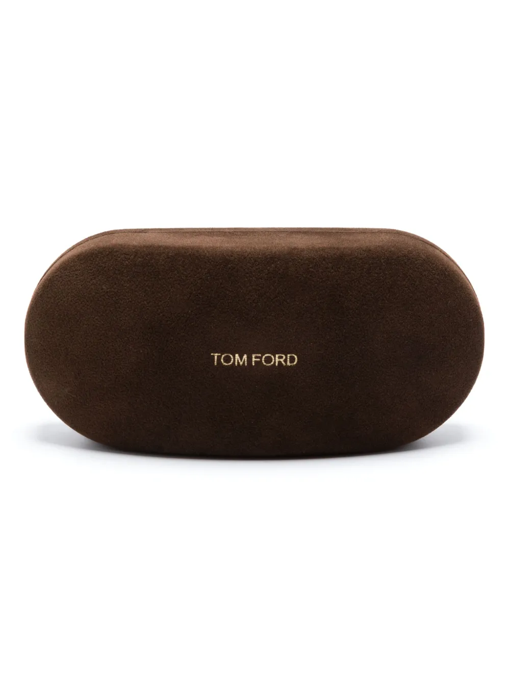 Tom Ford Tortoiseshell-effect Pilot-frame Glasses In Braun