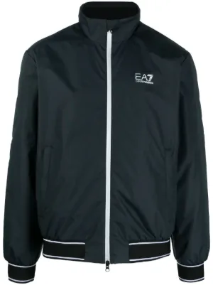 Ea7 Emporio Armani logo print Lightweight Jacket Farfetch