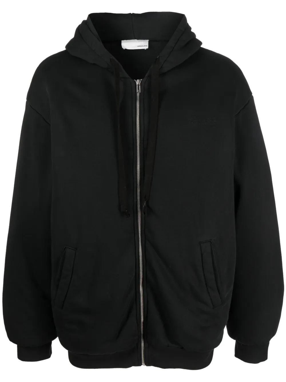 Haikure Hoodie met rits Zwart