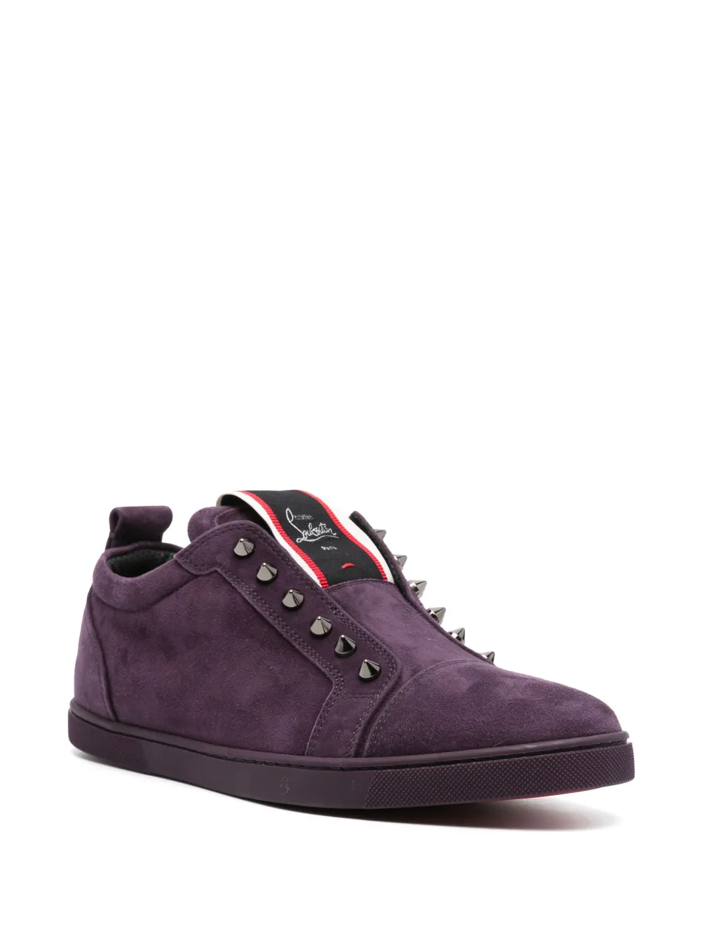 Christian Louboutin logo-patch leather sneakers | Low-Tops | Image 2