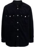 MARANT corduroy cotton silk-blend shirt - Blue