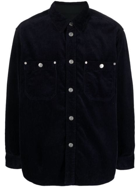 MARANT corduroy cotton silk-blend shirt