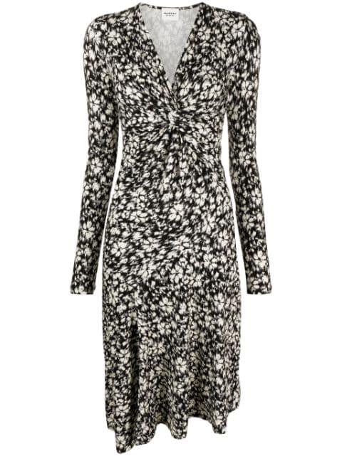 Lania floral-print midi dress