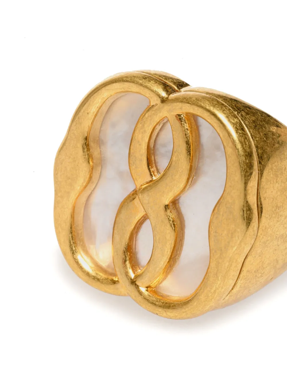 Bally Emblem ring - Goud