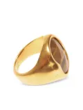 Bally Frame gemstone ring - Gold