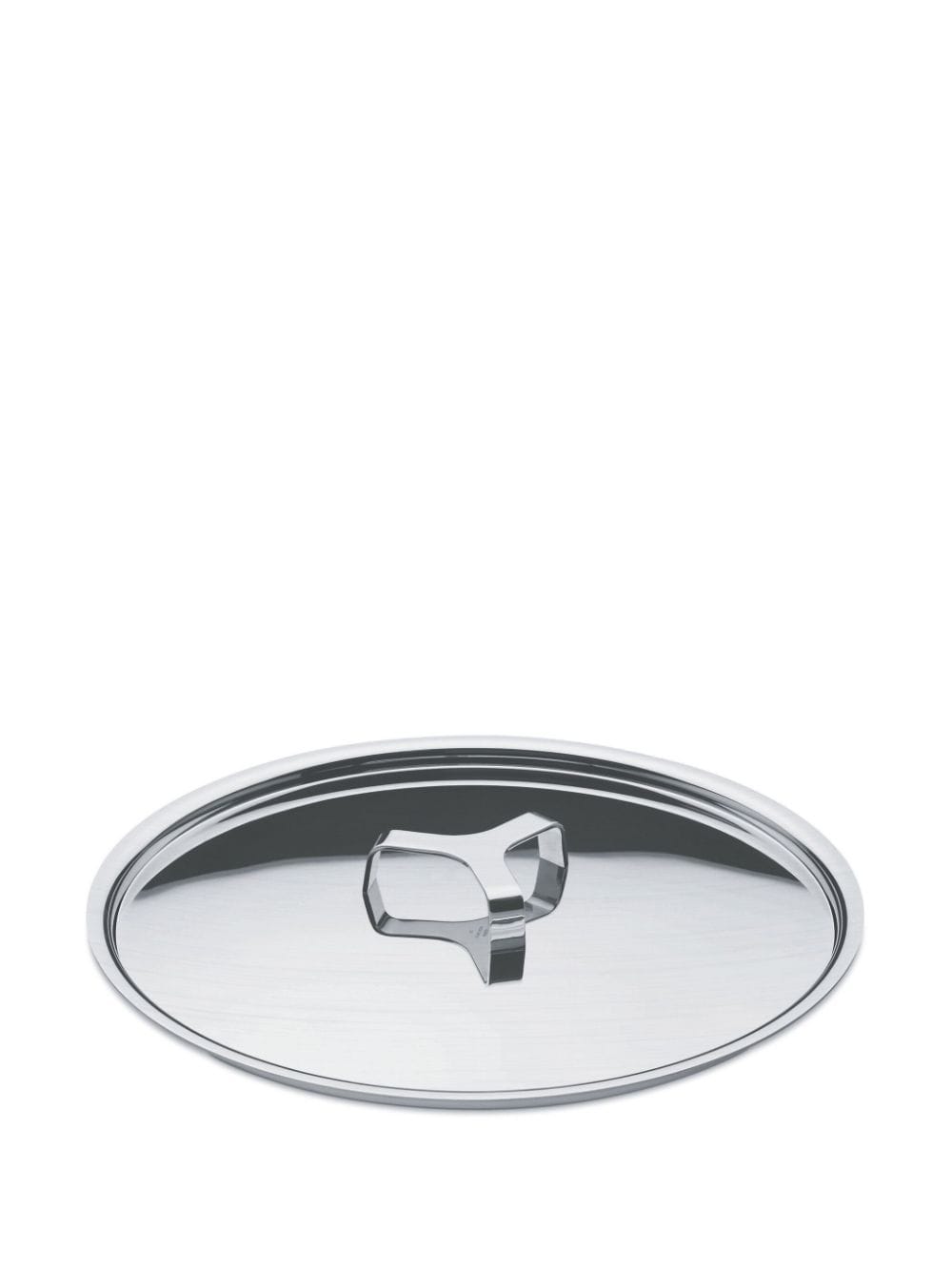 Shop Alessi Pots&pans Stainless Steel Pot In Silver
