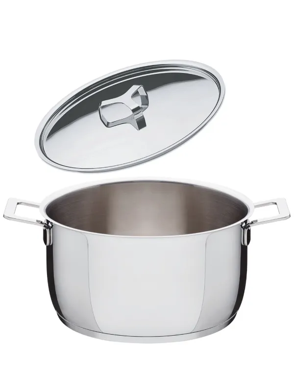 Alessi Pots&Pans 不锈钢锅| 银色| FARFETCH CN