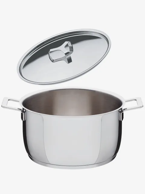 Alessi olla de acero inoxidable Pots&Pan