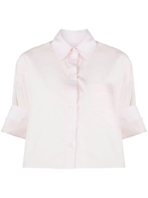 TWP cropped cotton shirt