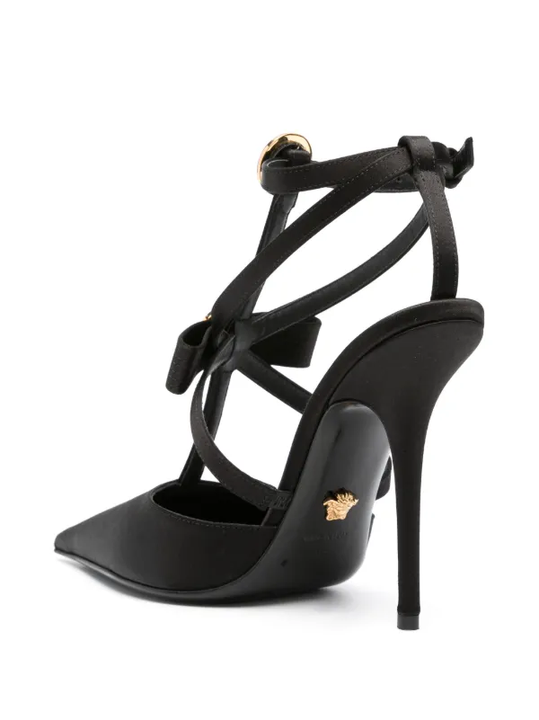 Versace Gianni Ribbon Cage 110mm Pumps Farfetch
