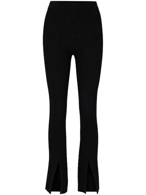 HUGO Legging flare canelada