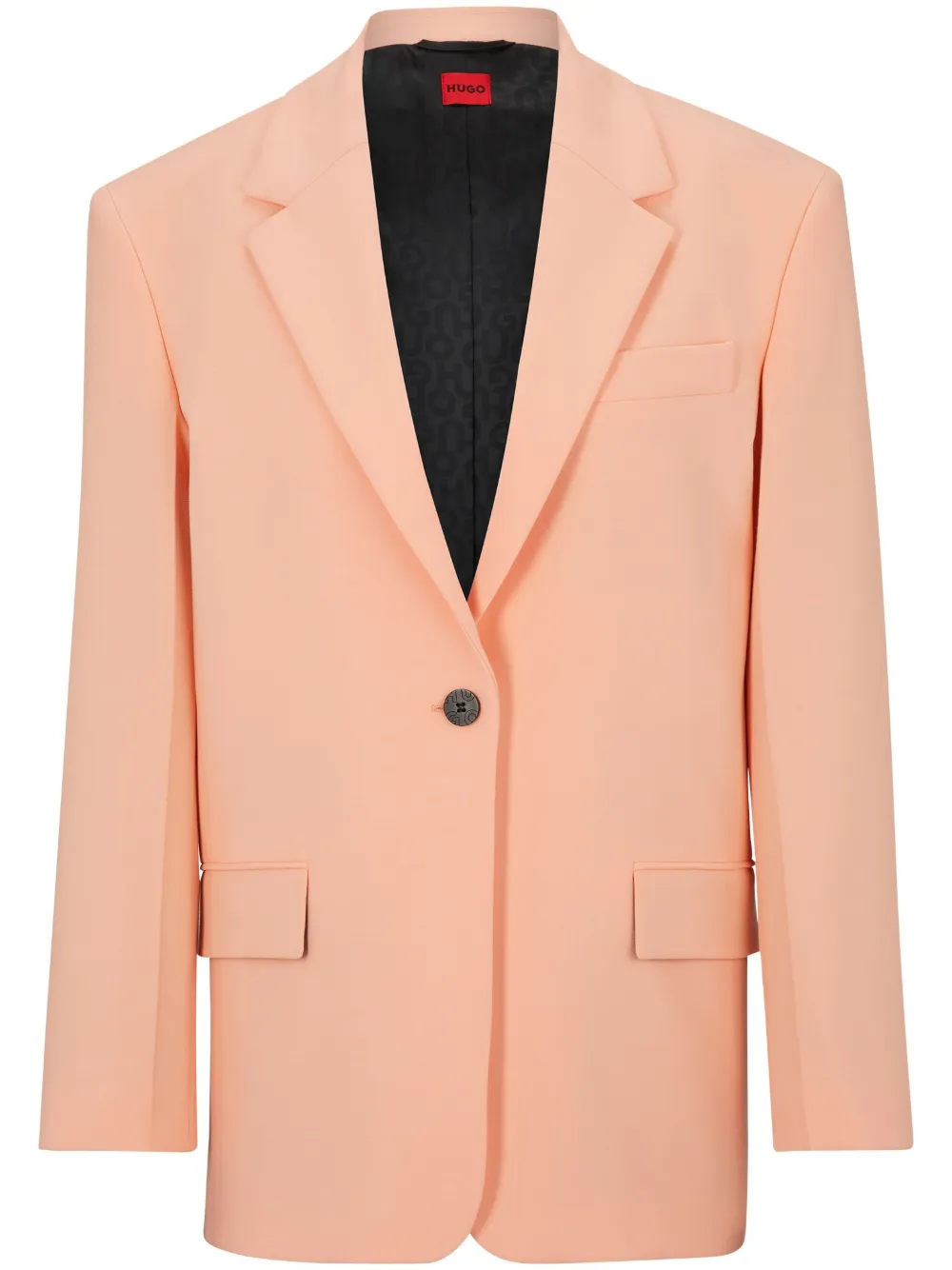 HUGO Blazer com patch de logo | Rosa | Image 1