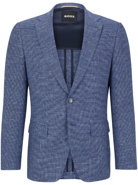BOSS Blazer de alfaiataria com abotoamento