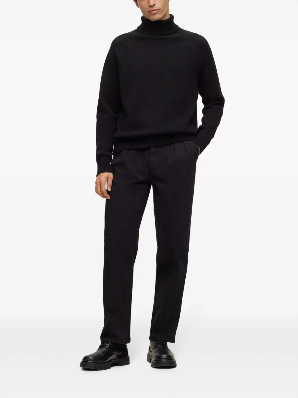 BOSS Calça cenoura com pregas | Calça cenoura | Image 2