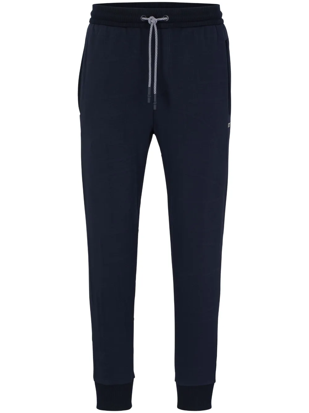 BOSS Pantaloni sportivi con ricamo - Blu