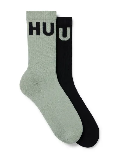 HUGO Kit 2 pares de meias com logo 