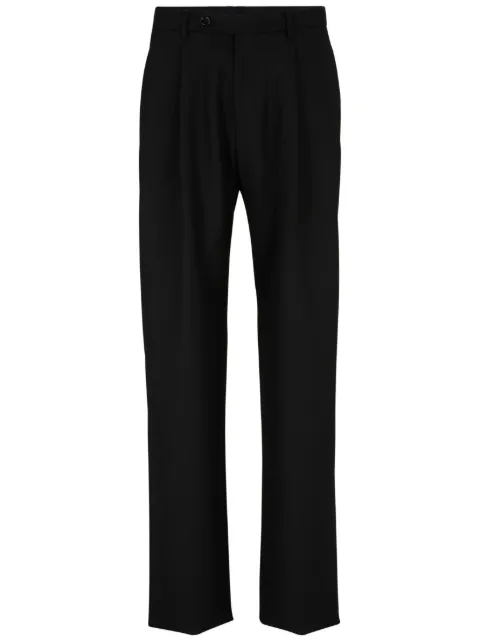 BOSS Calça reta de cintura alta