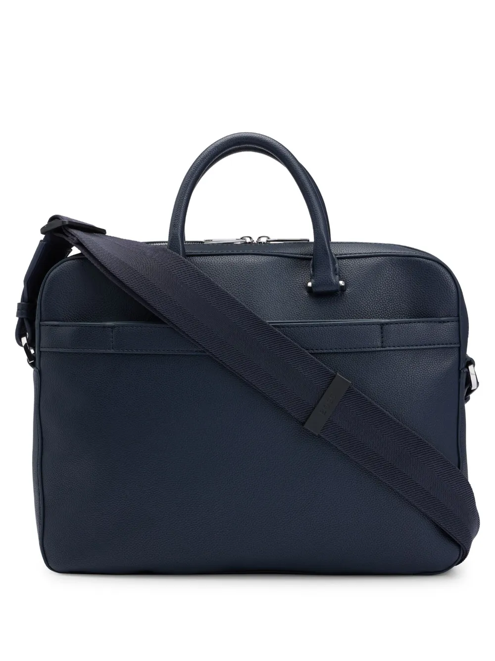 Hugo Boss Logo-debossed Laptop Bag In Dark Blue | ModeSens