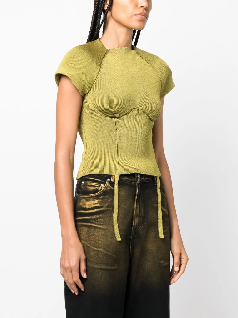 Isa Boulder Shield ribbed-knit top | Smart Closet