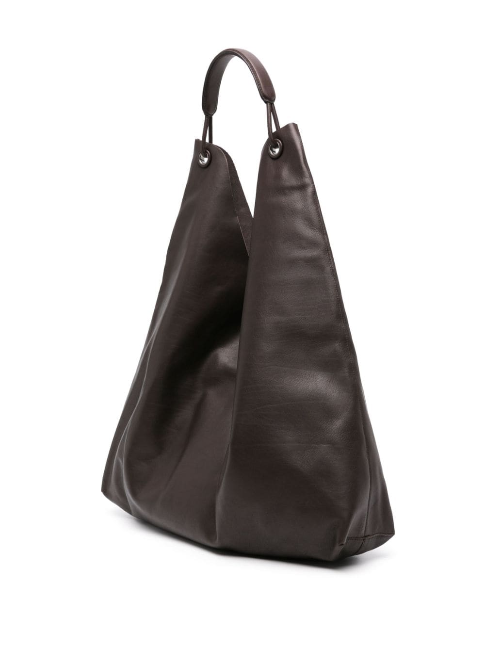 Shop The Row Bindle 3 Leather Tote Bag In Brown