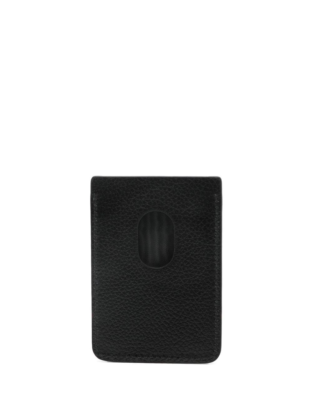 Balenciaga logo-print magnet cardholder - Zwart