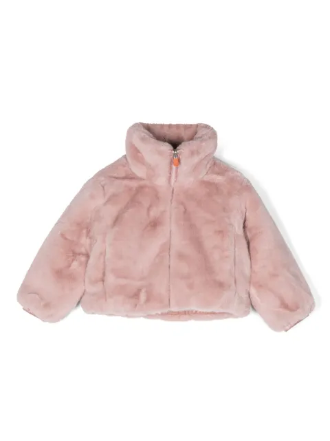 Save The Duck Kids reversible faux-fur jacket