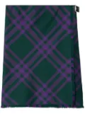 Burberry Vintage Check wool straight skirt - Green