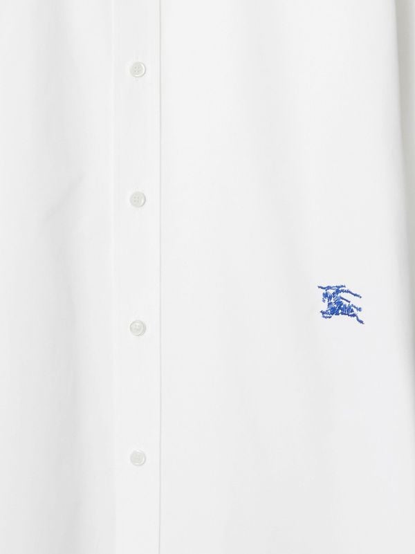 Burberry Equestrian Knight-motif Cotton Shirt - Farfetch