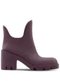 Burberry 70mm round-toe slip-on boots - Purple