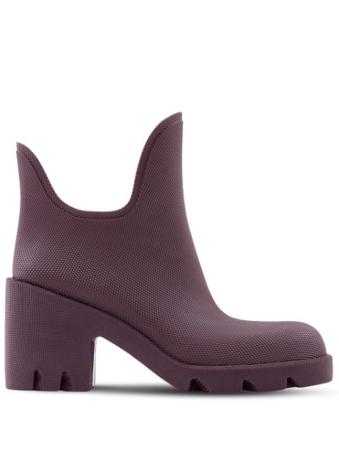 Burberry 70mm round-toe slip-on boots Women