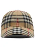 Burberry nova-check cotton baseball cap - Neutrals