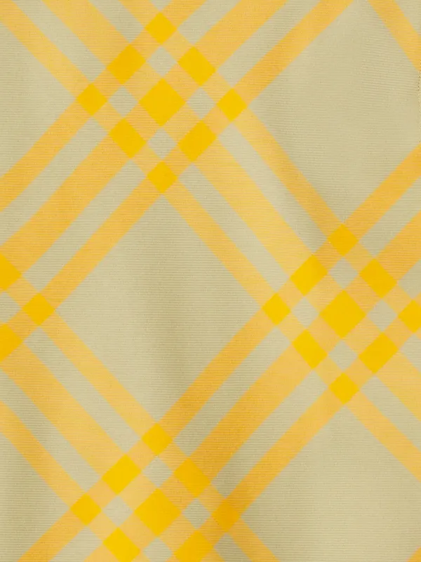 Burberry チェック キルトスカート | グリーン | FARFETCH JP