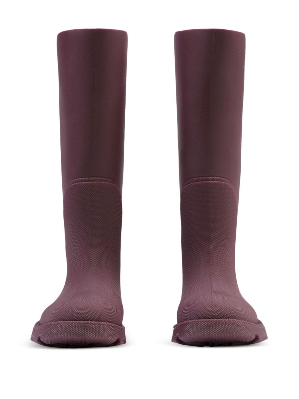 Shop Burberry Marsh Knee-high Boots In Purple