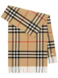 Burberry nova-check cashmere scarf - Neutrals