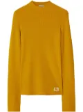 Burberry EKD wool blend top - Yellow