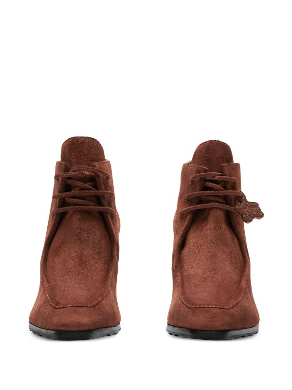 Burberry suede ankle outlet boots