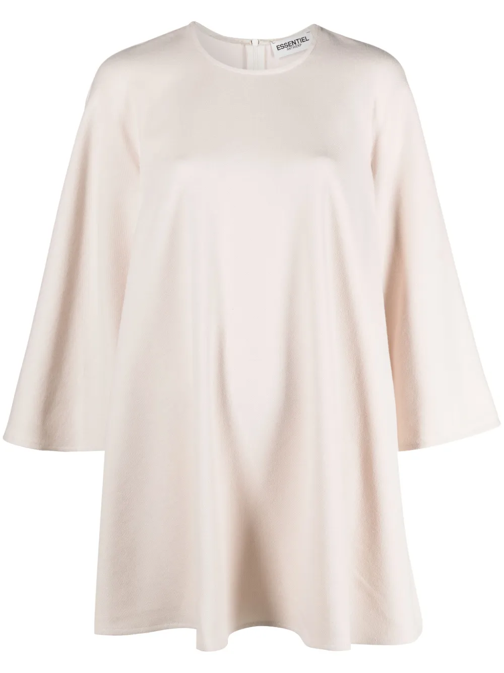 Essentiel Antwerp Mini-jurk met cape Beige