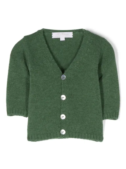 Mariella Ferrari Cardigan de tricô gola V