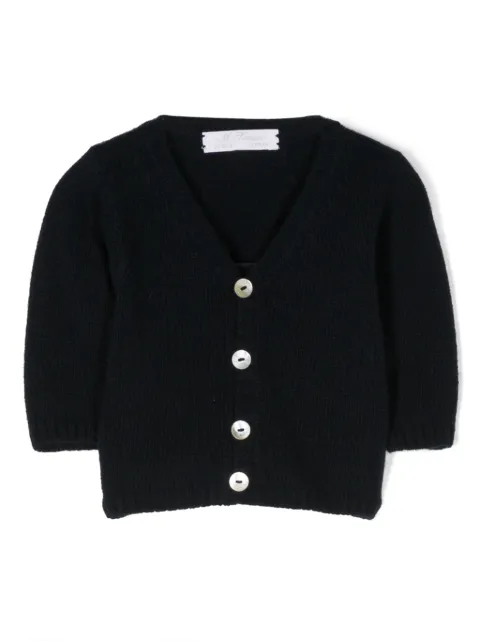 Mariella Ferrari Cardigan de tricô gola V