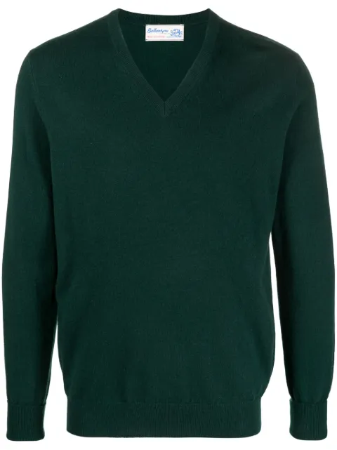 Ballantyne V-neck cashmere jumper