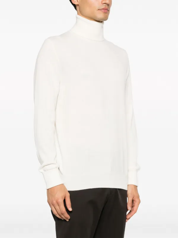 Ballantyne Rollkragenpullover Aus Kaschmir Weiß FARFETCH AT