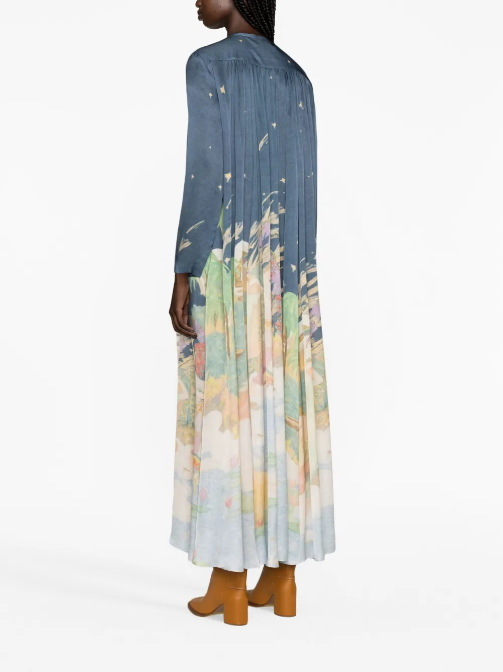 Zimmermann 25 Lyrical Printed Silk Midi Dress