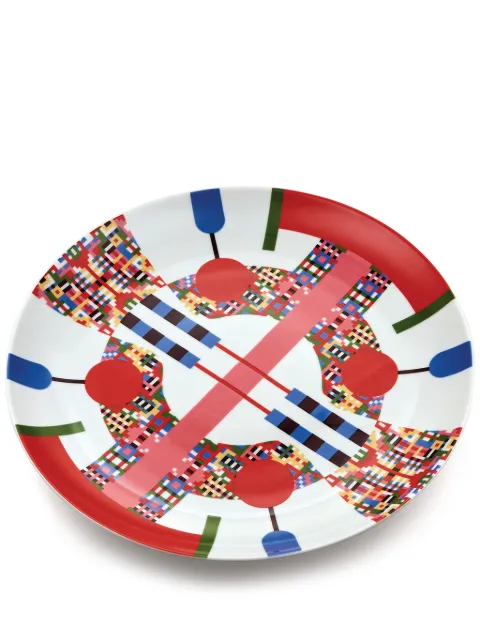 Alessi Holyhedrics porcelain plate