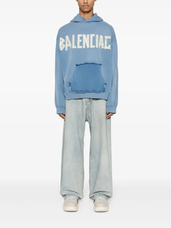 Balenciaga mid-rise wide-leg Jeans - Farfetch