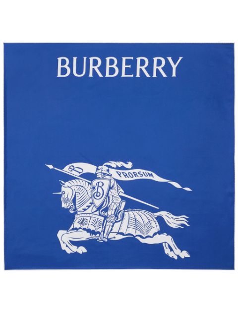 Burberry Equestrian Knight silk scarf Women