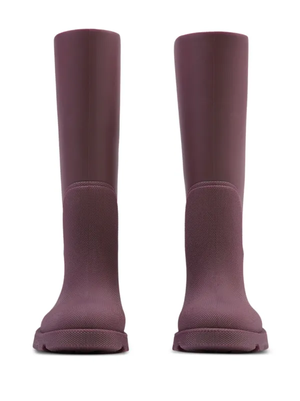 Burberry rain boots clearance womens purple