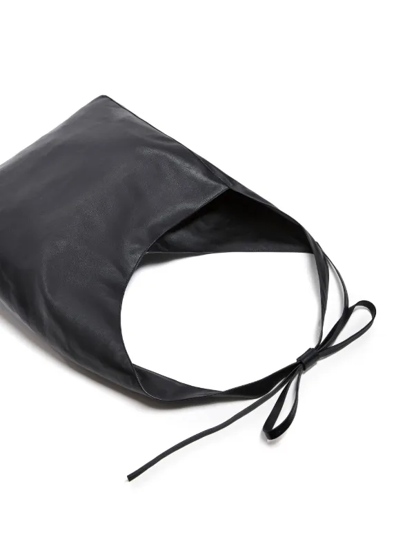 Reformation レア ホーボーバッグ Reformation Vittoria Leather Oversize Tote Bag | Black